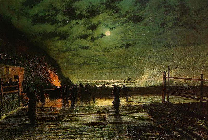 In Peril, Atkinson Grimshaw